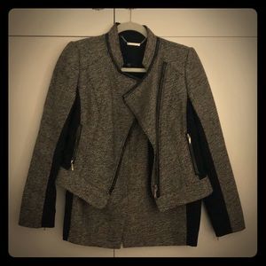 WHBM Tweed Moto Jacket and Skirt